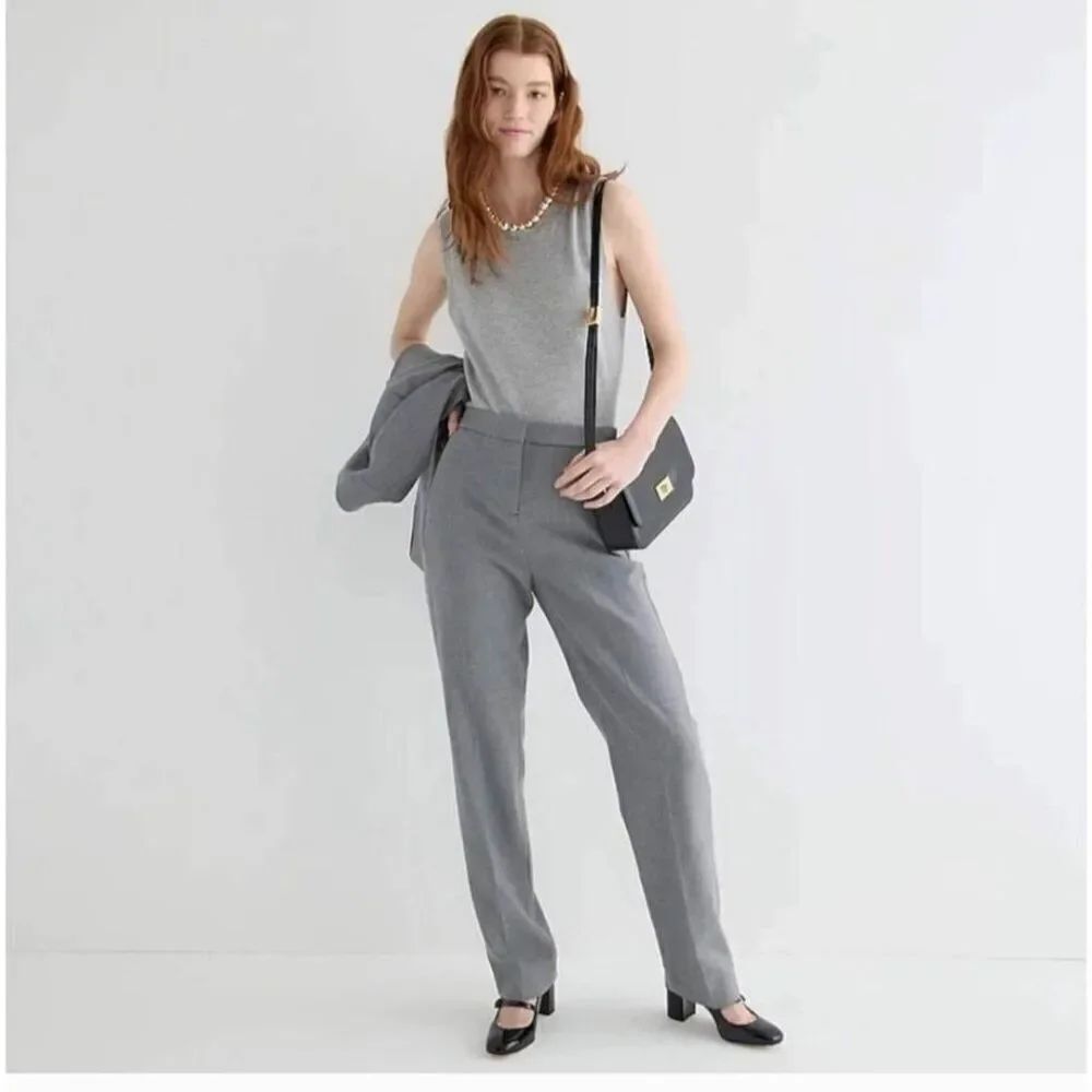 J crew womens Sz 14 gray Kate dress pants